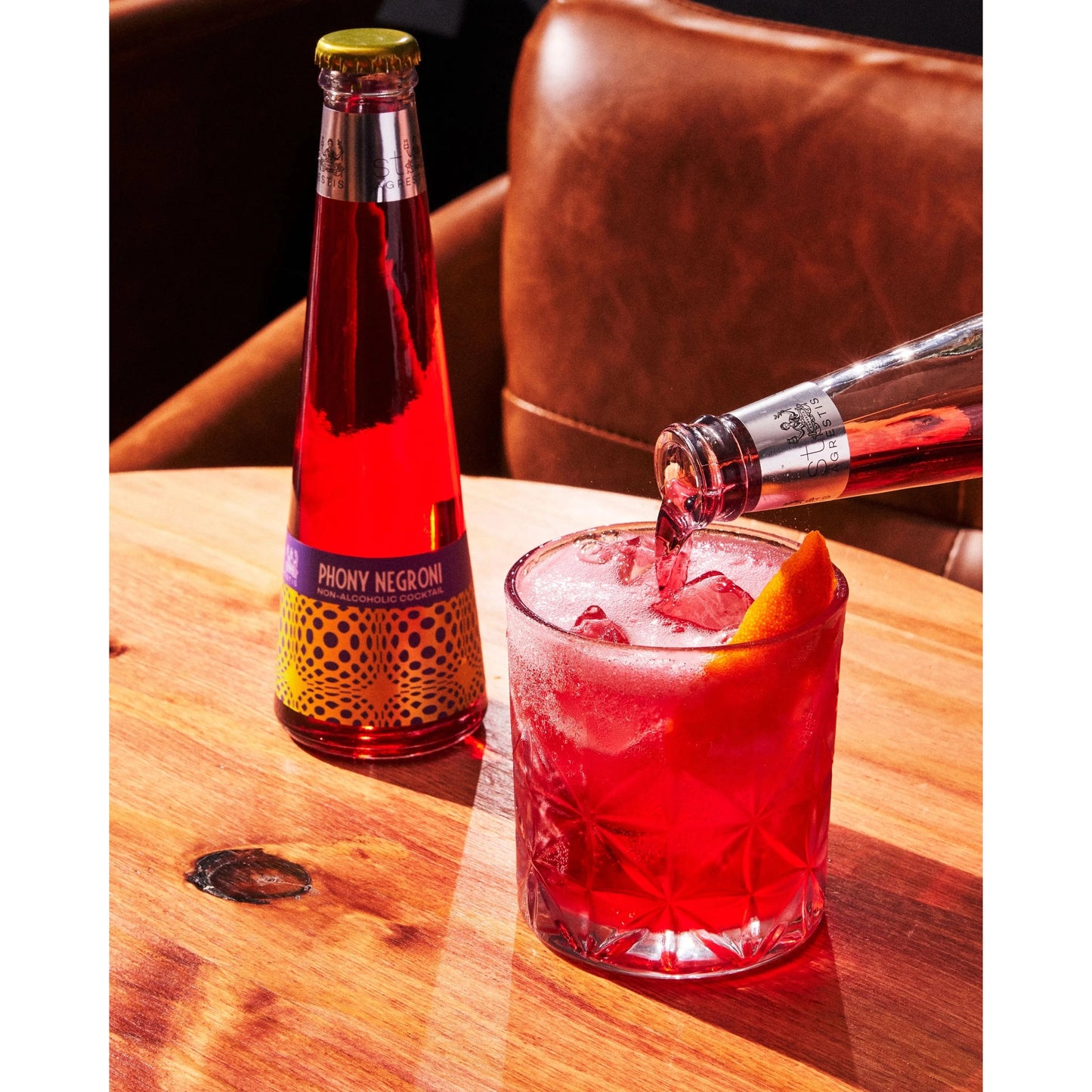 PHONY NEGRONI-NON-ALCOHOLIC COCKTAIL