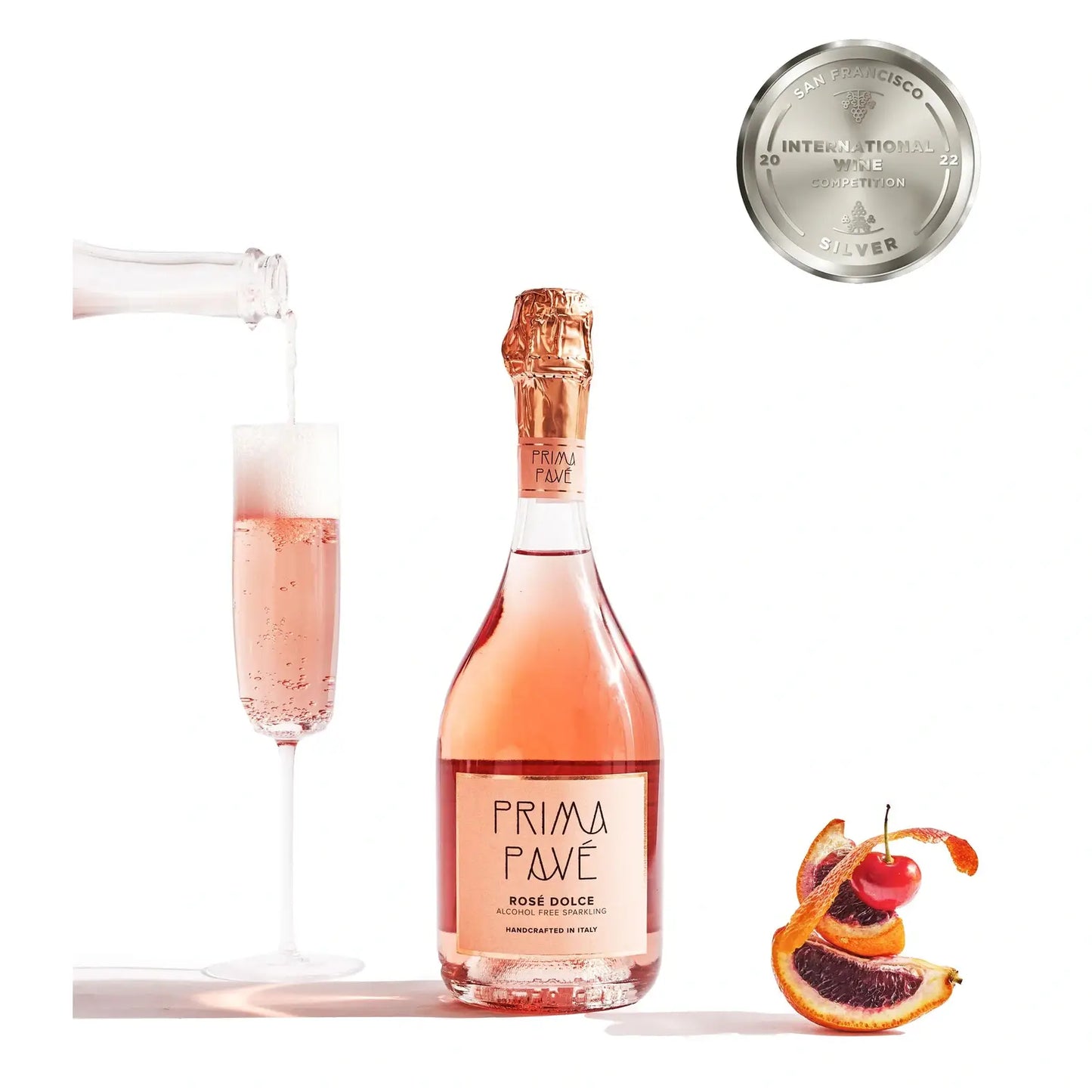 SPARKLING ROSE DOLCE-NON-ALCOHOLIC WINE