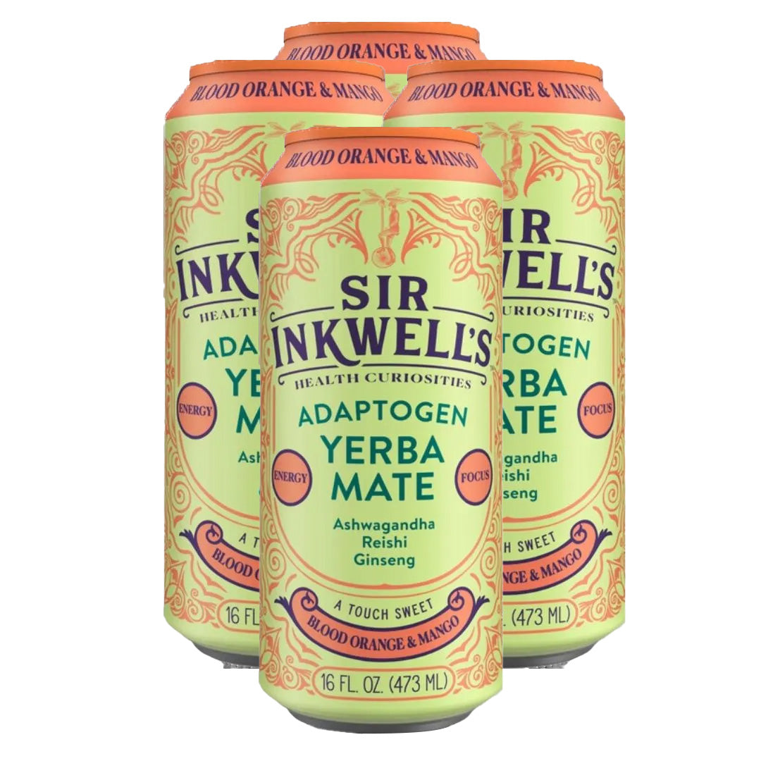 BLOOD ORANGE MANGO YERBA MATE-NON-ALCOHOLIC MOCKTAIL