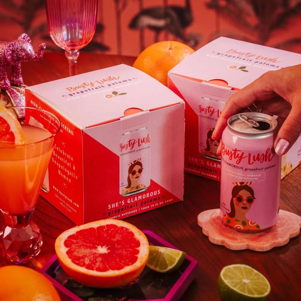 SHE'S GLAMOROUS-GRAPEFRUIT PALOMA-NON-ALCOHOLIC COCKTAIL